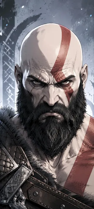 God of War phone wallpaper