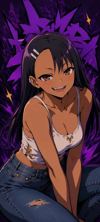 Hayase Nagatoro's Teasing Smile phone wallpaper