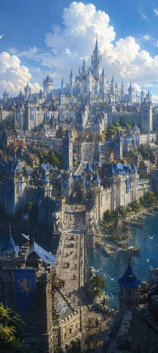 Stormwind City Concept phone wallpaper