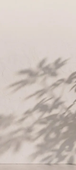 Botanical Shadow Study phone wallpaper
