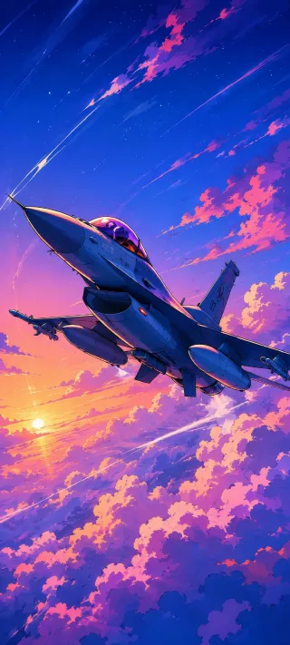 Sunset Skyward Sprint phone wallpaper