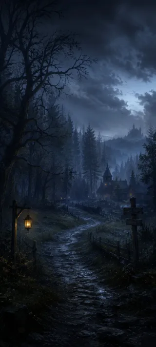 Duskwood Darkness phone wallpaper