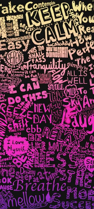Affirmations in Motion phone wallpaper
