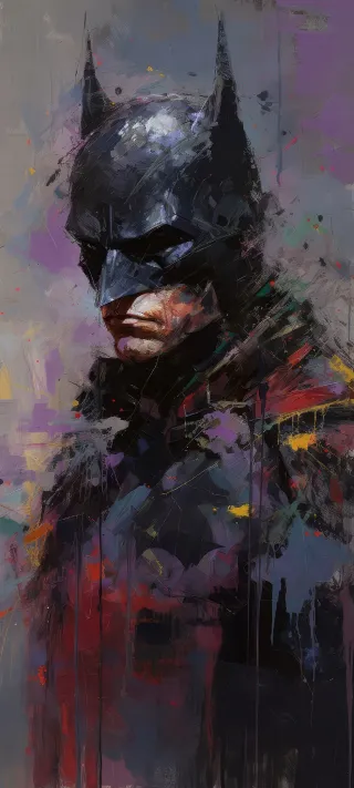 Batman Painting phone wallpaper