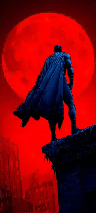 Watchman of the Red Night phone wallpaper