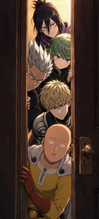One Punch Man: Narrow Entrance phone wallpaper