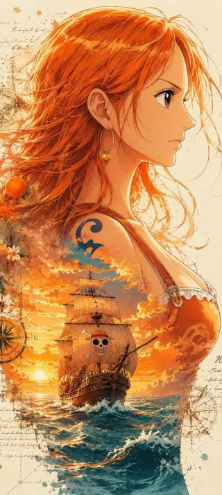 The Navigator’s Dream of the Open Sea phone wallpaper
